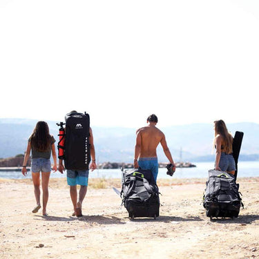 Travel With Aqua Marina Rolling Luggage Backpack